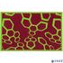 Türmatte Lars Contzen 50x78 cm grün bordeaux 2