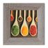 Set of 3 murals spices vegetables red green brown  2
