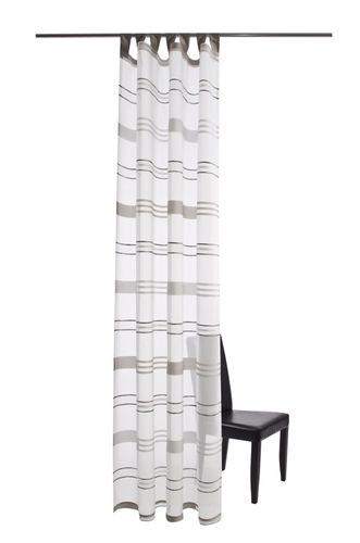 Prato Schlaufenschal 140 x 245 transparent 5676-21 silber