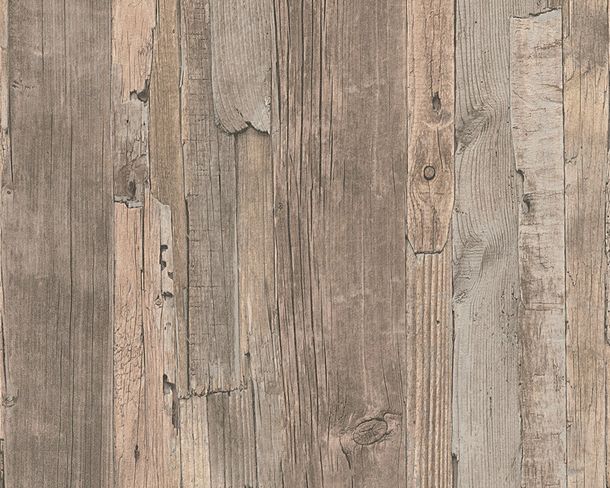 Tapete Deco World Vliestapete A.S. Creation 95405-3 954053 Holz