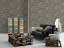 Raumbild Vliestapete AS Creation Decora Natur 6 Steine graubeige 95833-1 2