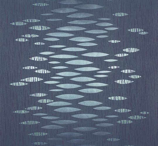 Vliestapete Design Modern blau türkis metallic Tapete Marburg Estelle 55725