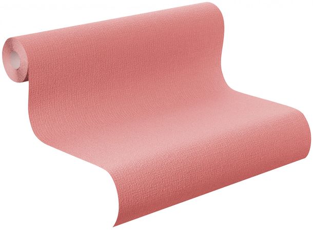 Rollenbild Vliestapete rot Uni Rasch Home Vision 4 Eastcoast Tapete 426441