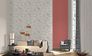Raumbild Vliestapete rot Uni Rasch Home Vision 4 Eastcoast Tapete 426441 3