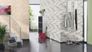 Raumbild 2 Vliestapete grau creme Rasch Factory 2 Tapete 446302 4