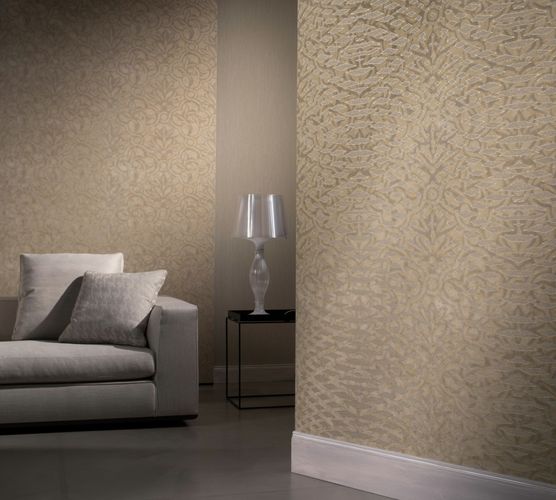 Tapete Design Barock gold beige metallic Vliestapete Dieter Langer View 55968