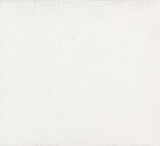 Non-woven wallpaper checkered white Patent Decor 3D 9450