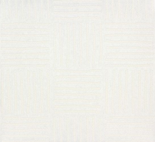 Non-woven wallpaper stripes white Patent Decor 9464