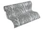 Tapetenrolle Vlies grau floral Nature 30094-3 1