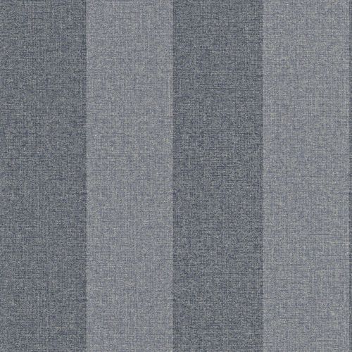 Wallpaper non-woven stripes blue silver Rasch Textil Indigo 226538