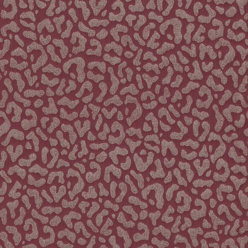 Wallpaper Cassata Rasch Textil graphic red silver 077475