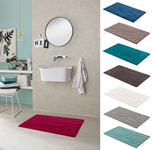 Bathmat stripes Schöner Wohnen 3 sizes diff. colors