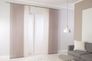 Panel curtain semi transparent brown plain 5802-62 1