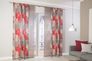 Panel curtain semi transparent brown plain 5802-62 5