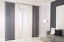 Panel curtain semi transparent purple blue plain 5802-79 1