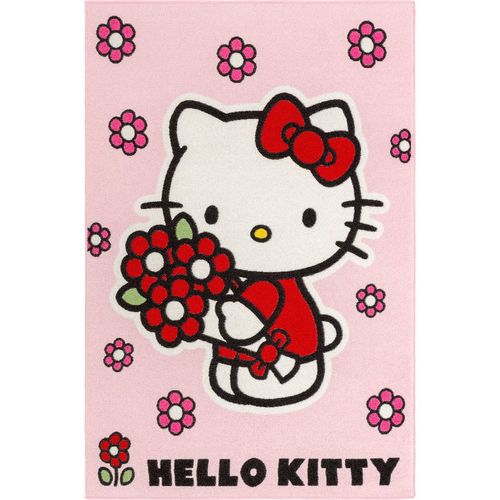 Kids Carpet Hello Kitty Rug Girl Carpet rose 95x133 cm