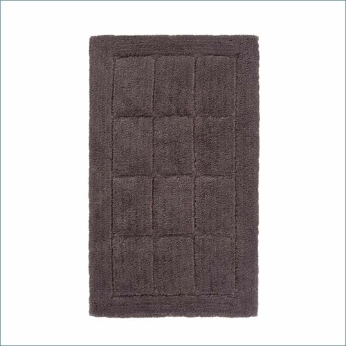 Bathmat squared dark grey Schöner Wohnen 3 sizes