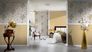 Raumbild Tapete Floral weiß gold Glanz AS Romantica 30647-4 2