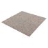 Seitenansicht Teppichfliese Teppichplatte selbstliegend Einfarbig beige Diva 50x50 cm 1