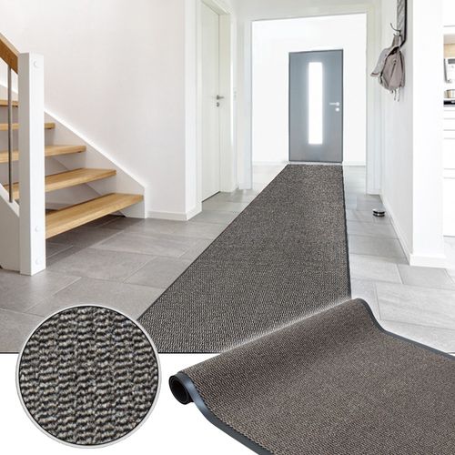 Dirt Barrier Runner Non-Slip Mat Beige Basic Clean 90cm