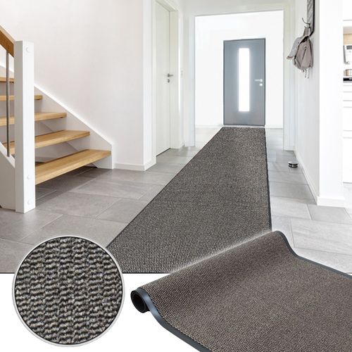 Dirt Barrier Runner Non-Slip Mat Beige Basic Clean 120cm