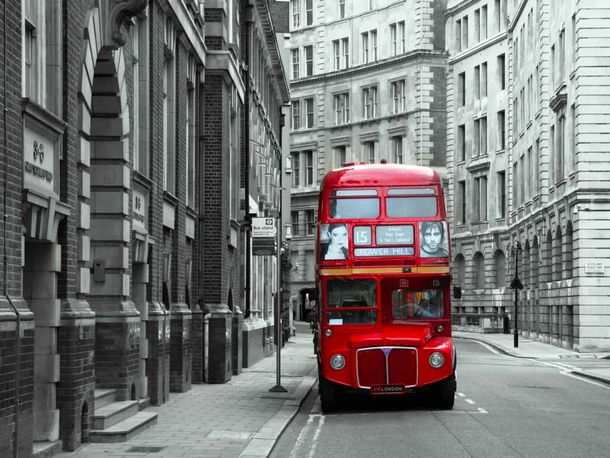 XXL Photo Wallpaper Mural London England Routemaster