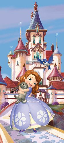 XL Fototapete Disney Sophie Sophie Prinzessin Schloss Tapete Papier Vlies Des-74