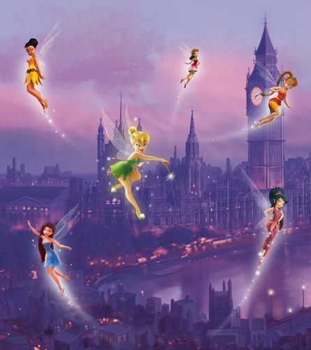 XL Fototapete Disney Feen Tinkerbell Kinder Mädchen Tapete Papier Vlies Des-112