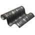 Rollenbild 13191-30) 1 Rolle hochwertige Vlies Tapete coole Retro-Welle schwarz mit silber 2