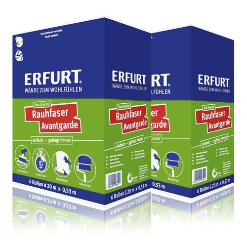 12-Rollen-Erfurt-Rauhfaser-Avantgarde-Tapete-20x0-53m-168918