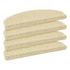 Stufenmatte-Treppenschoner-Shaggy-TSQ3-Creme-24x65 4