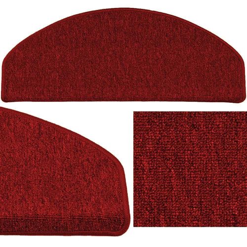 Dreier STAR Stufenmatten Treppenmatten Stufenmatte Treppenstufenmatten Rot