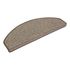 Schrägbild 15er Set STAR Stufenmatten Treppenmatten Stufenmatte Treppenschoner Graubeige 4