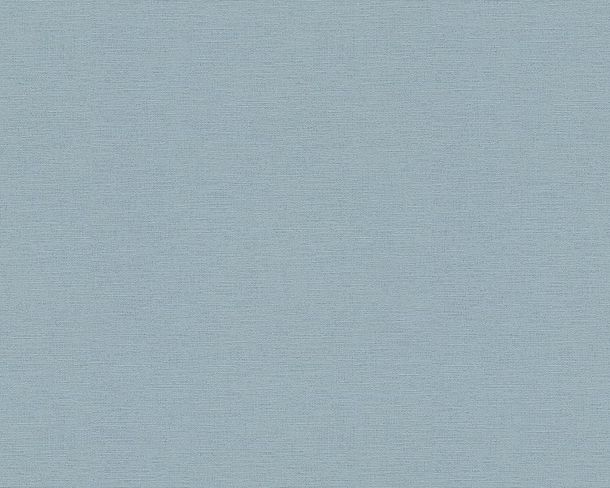 Tapete Uni Einfarbig Struktur AS Creation Around The World blau 30688-7