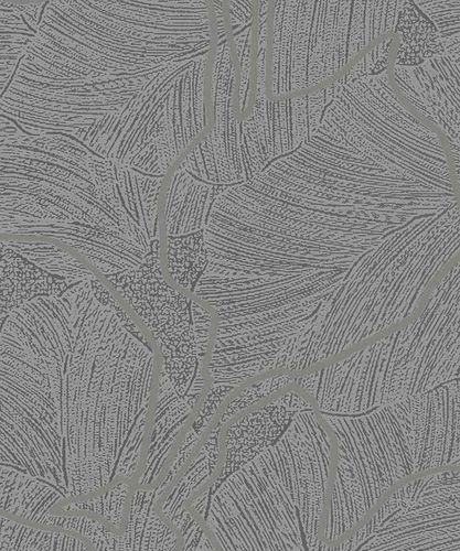 Tapete Grafik Floral Glanz grau Vliestapete Marburg La Veneziana 3 57949