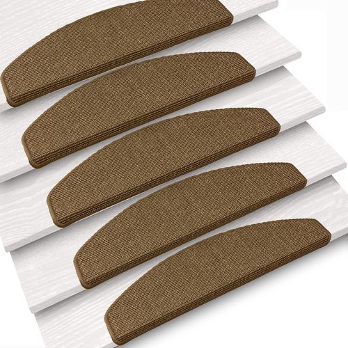 Stufenmatten Sisal cappuccino Treppenansicht 