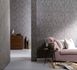 Raumbild Tapete Struktur Muster Metallic taupe grau gold Marburg Nabucco Vliestapete 58008 2