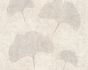 Example Wallpaper leaf natural cream grey silver 32265-3 AS Creation Borneo Wallcovering 1