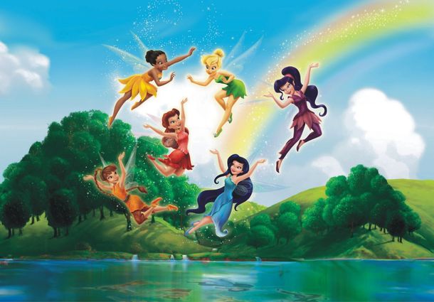 XL Fototapete Kinder Disney Tinkerbell Fee Walt Disney 360x270 cm