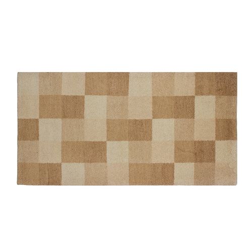 Handgeknuepfter-Teppich-Indo-Gabbeh-140x70-cm-beig