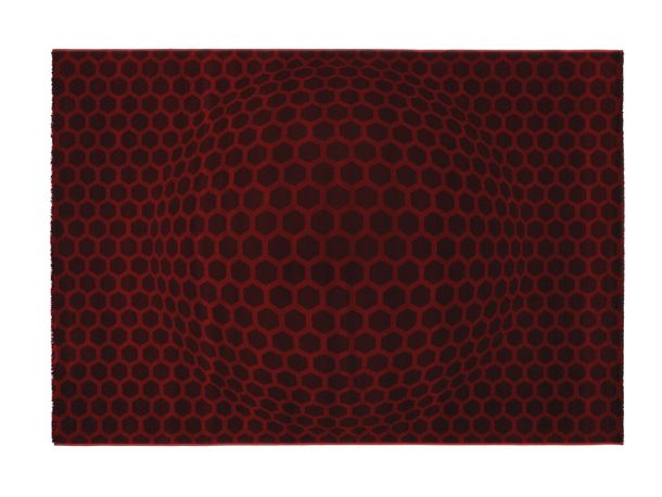 Teppich-Lars-Contzen-Honeycombballs-654-rot-160-x