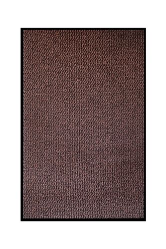Dirt Barrier Runner Rug Non-Slip Mat Brown Basic Clean 90cm