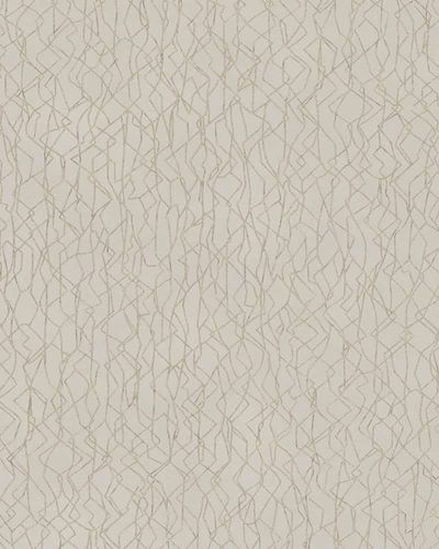 Wallpaper graphically pattern shine Taupe Gold 58112