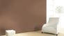 Room view Wallpaper lines graphic Marburg gloss La Vie orange gold 58132 2
