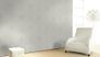 Tapete-Vlies-Floral-Ranke-hellgrau-Metallic-Marbur 2