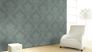 Tapete-Vlies-Floral-Ranke-dunkelgruen-Metallic-Mar 2