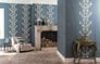 Beispiel Tapete Vlies Ranken Holz blau Marburg Opulence Classic 58255 2