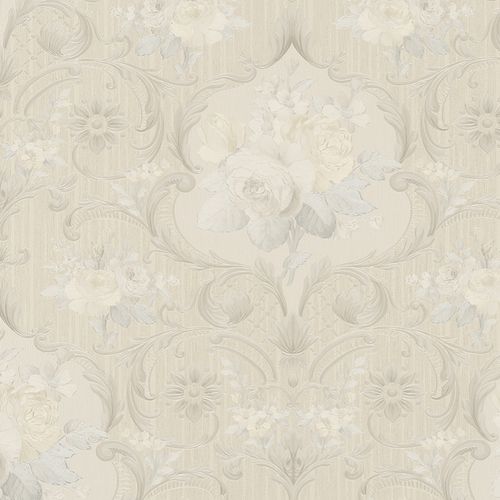 Tapete Vlies Ranken Blumen beige Marburg Opulence Classic 58265
