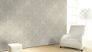 Tapete-Vlies-Ranken-Blumen-beige-Metallic-Marburg- 2