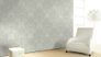 Tapete Vlies Ranken Blumen hellgrau Marburg Opulence Classic 58268 2
